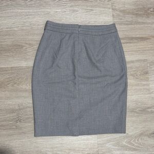 White House Black Market Gray Pencil Skirt